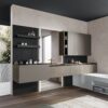 Facto bathroom | Birex. Facto by Birex offers modern, industrial design with functional organization, unique volumes, and durable materials for a stylish bathroom upgrade.