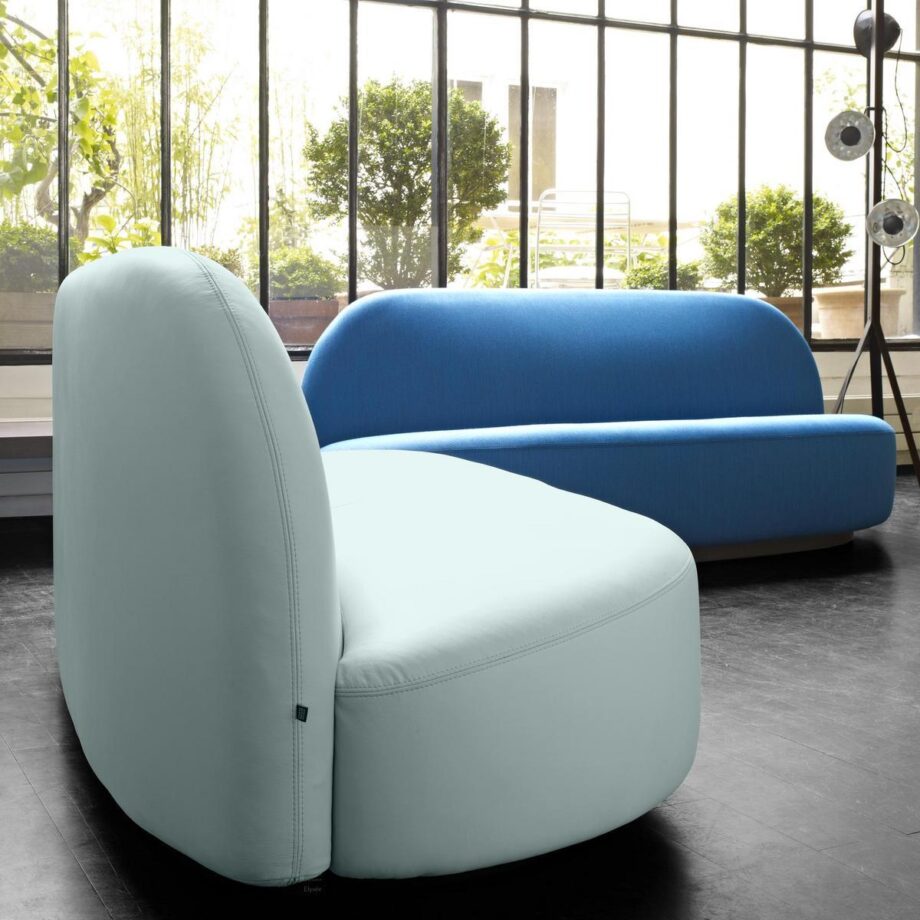 Elysee sofa | Ligne Roset. Compact 2-seater sofa, ideal for small spaces, enhanced comfort with modern materials, maintains original style, by Ligne Roset.