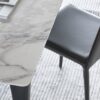Sol table | Bonaldo. Innovative Sol table with elegant, minimalist design; features slender aluminium legs and versatile style for various room decor; ideal for both work and social settings.