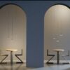 Bella pendant lamp | Panzeri. Stylish pendant lamp with adjustable head, STEP DIM technology, and multiple light settings for versatile illumination options.