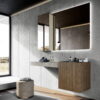 Facto bathroom | Birex. Facto by Birex offers modern, industrial design with functional organization, unique volumes, and durable materials for a stylish bathroom upgrade.