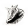 Shell decorative object | Seletti. Wunderkammer decorative object in gold-hued metal, featuring wolf skulls, snakes, and mysterious bones. Uncommon and extraordinary.