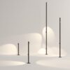 Bamboo outdoor floor lamp | Vibia. Outdoor floor lamp with bamboo-inspired design, blends into the environment, illuminates paths and open spaces, durable and weather-resistant.