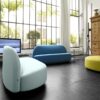 Elysee sofa | Ligne Roset. Compact 2-seater sofa, ideal for small spaces, enhanced comfort with modern materials, maintains original style, by Ligne Roset.