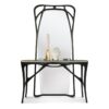 Febe console | Ezio Bellotti. Febe console: architecturally inspired design, high Italian craftsmanship, solid ash with liquid-bronze lacquer, blends nature's geometry with luxury.