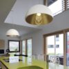 Forchini pendant lamp | SLV. Modern pendant lamp with hemispherical shape, available in different finishes. Creates an interesting light effect. Stylish addition to any space.