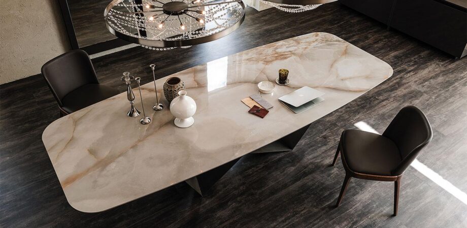 Skorpio Keramik table | Cattelan Italia. The Skorpio Keramik table: industrial chic design, versatile and durable, a statement piece for homes and businesses.