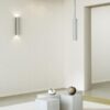 Hashira Surface 250 spotlight | Astro lighting. The Hashira Surface 250 is a sleek aluminum LED ceiling spotlight, offering dimmable lighting, seamless design, and defined shadow play inspired by neoclassical architecture.