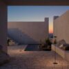 Float outdoor floor lamp | Axolight. Multifunctional, portable LED floor lamp suitable for both indoor and outdoor use, featuring a dimmable, energy-efficient design with a 9-hour battery life and an IP55 rating for durability.