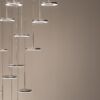 Bella pendant lamp | Panzeri. Stylish pendant lamp with adjustable head, STEP DIM technology, and multiple light settings for versatile illumination options.