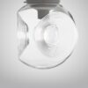 Eyes ceiling lamp | Fabbian. Eyes lamp: Simple sphere design, offers dual light intensities, spreads bright light effectively, suits various indoor environments.