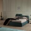 Tuny bed | Tonin Casa. Tuny bed offers strength, cleanliness, and harmony with a unique headrest design and stain-resistant materials.