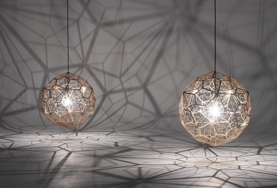 Etch Web pendant lamp | Tom Dixon. Stunning pendant lamp with intricate design, creates a focal point with effortless style. Available in two air configuration options.