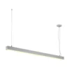 Q-Line pendant lamp | SLV. Minimalist chrome pendant lamp with acrylic shade. Sleek design, precise construction. Perfect for modern home decor.