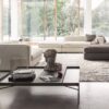 Snap sofa | Lema. Snap sofa by Francesco Rota offers versatile modular configurations, plush comfort with feather upholstery, and modern design with chrome feet.