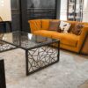 Fedro sofa | Mantellassi 1926. Three-seater sofa with quilted backrest, durable hand-scratched steel frame, and customizable options for a cosmopolitan style.