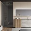 Facto bathroom | Birex. Facto by Birex offers modern, industrial design with functional organization, unique volumes, and durable materials for a stylish bathroom upgrade.
