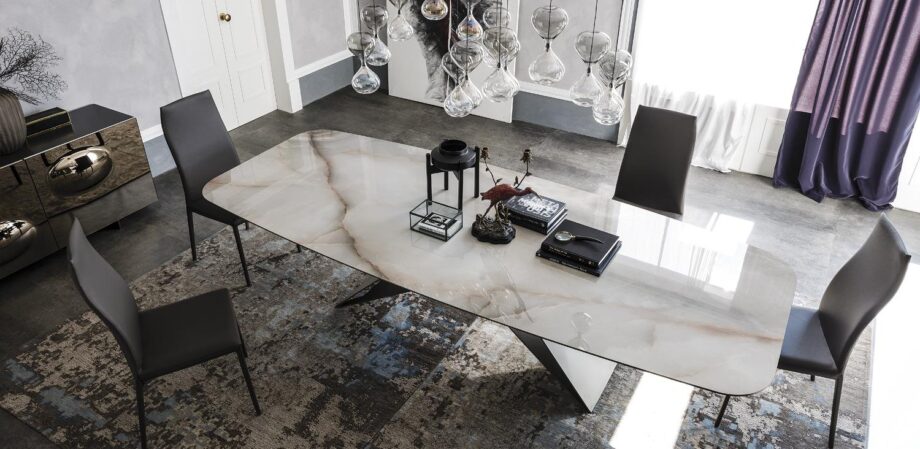 Premier Keramik table | Cattelan Italia. The Premier Keramik table by Cattelan Italia is a modern, sturdy piece with a variety of ceramic finishes. Ideal for gatherings.