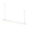 Q-Line pendant lamp | SLV. Minimalist chrome pendant lamp with acrylic shade. Sleek design, precise construction. Perfect for modern home decor.