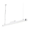Q-Line pendant lamp | SLV. Minimalist chrome pendant lamp with acrylic shade. Sleek design, precise construction. Perfect for modern home decor.