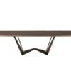 Reverse table | Tonin Casa. The Reverse table features a sinuous design with a captivating contrast between base and top for a stylish look.