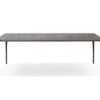 Sol table | Bonaldo. Innovative Sol table with elegant, minimalist design; features slender aluminium legs and versatile style for various room decor; ideal for both work and social settings.