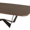 Reverse table | Tonin Casa. The Reverse table features a sinuous design with a captivating contrast between base and top for a stylish look.