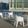 Plus 630 Outdoor chair | Pedrali. Outdoor chair with generous volumes, formal design, comfort, and functionality for both indoor and outdoor spaces.