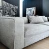 Snap sofa | Lema. Snap sofa by Francesco Rota offers versatile modular configurations, plush comfort with feather upholstery, and modern design with chrome feet.