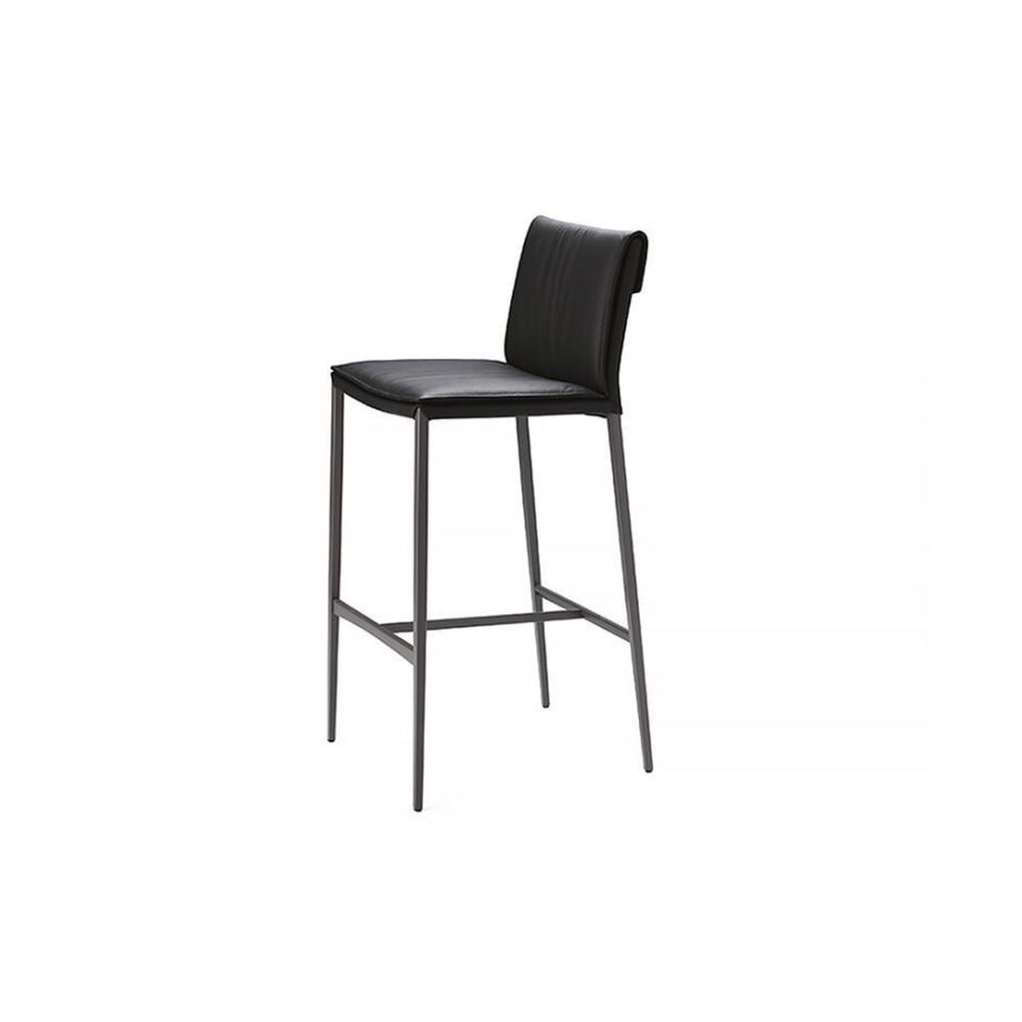 Isabel Ml bar chair | Cattelan Italia. The Isabel Ml bar chair offers maximum comfort, style, and durability with a high padded back, practical footrest, and versatile design.
