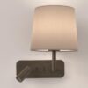 Side By Side wall lamp | Astro lighting. Adjustable LED reading lamp offering direct-indirect light, wall-mountable design, and high color rendering index (CRI 90) for true color perception.