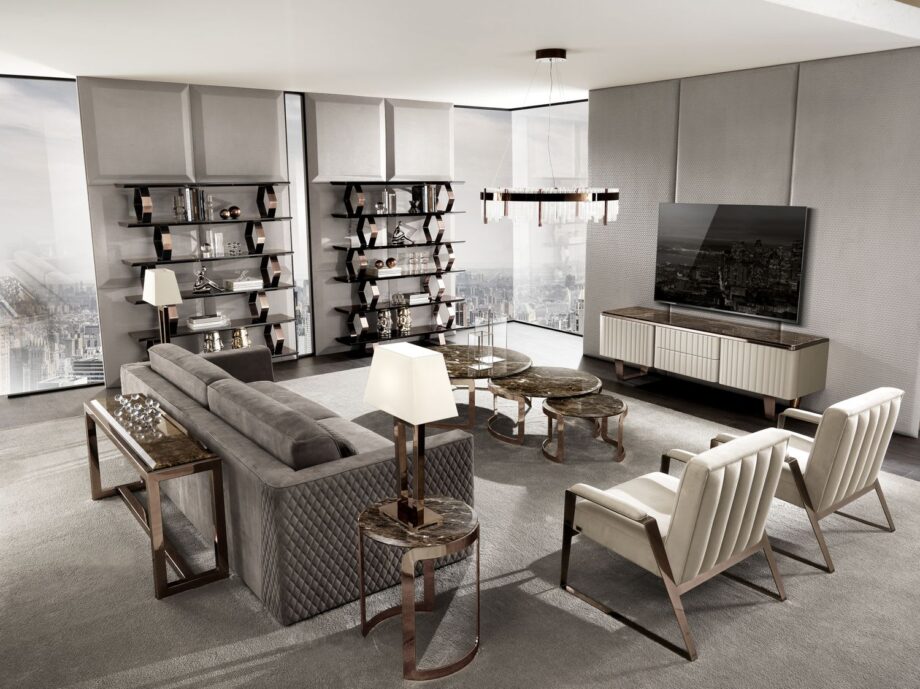 Byron Boiserie wall panel | DV home. Luxurious upholstered wall panels, customizable in size, fabric, and leather, perfect for elegant interiors.