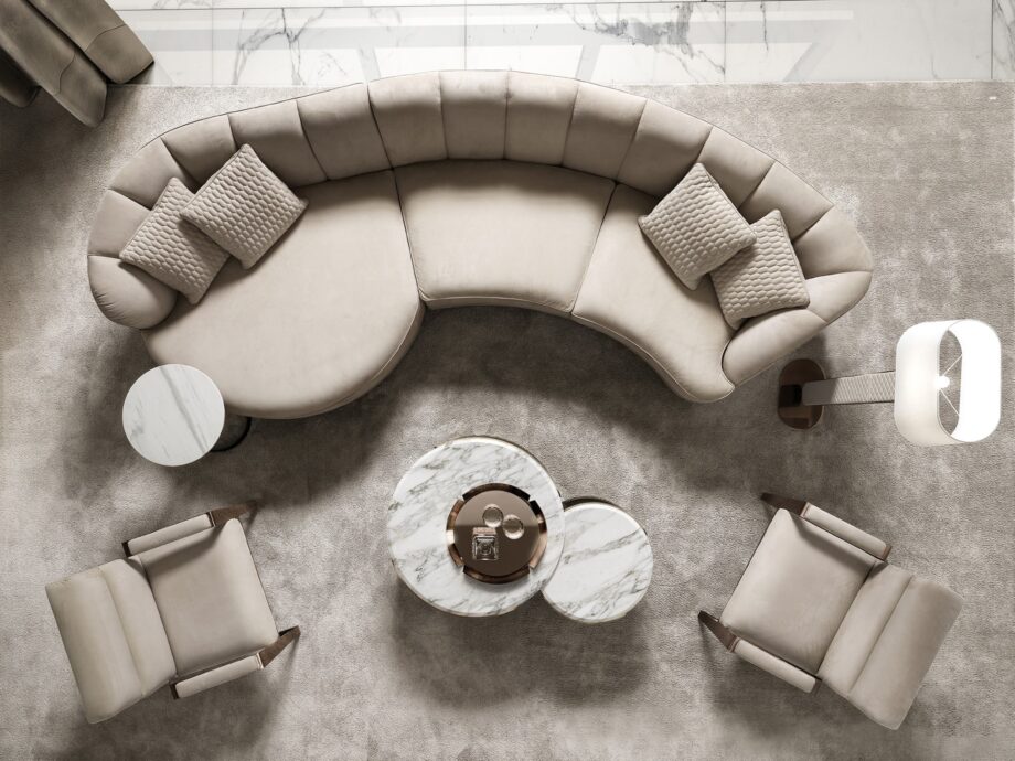 Hollywood armchair | DV home. Luxurious Art Deco armchair, handcrafted in Italy with solid wood, polished chrome steel, and premium upholstery.