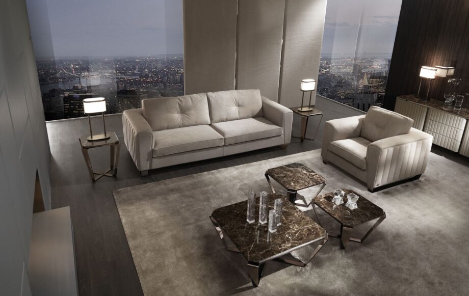 Beverly armchair | DV home. Luxury Art Deco armchair with solid wood frame, goose feather cushions, and elegant metal feet for ultimate comfort.