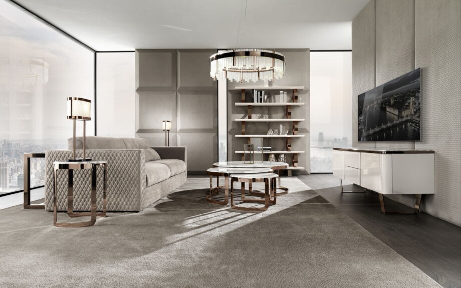 Byron Boiserie wall panel | DV home. Luxurious upholstered wall panels, customizable in size, fabric, and leather, perfect for elegant interiors.