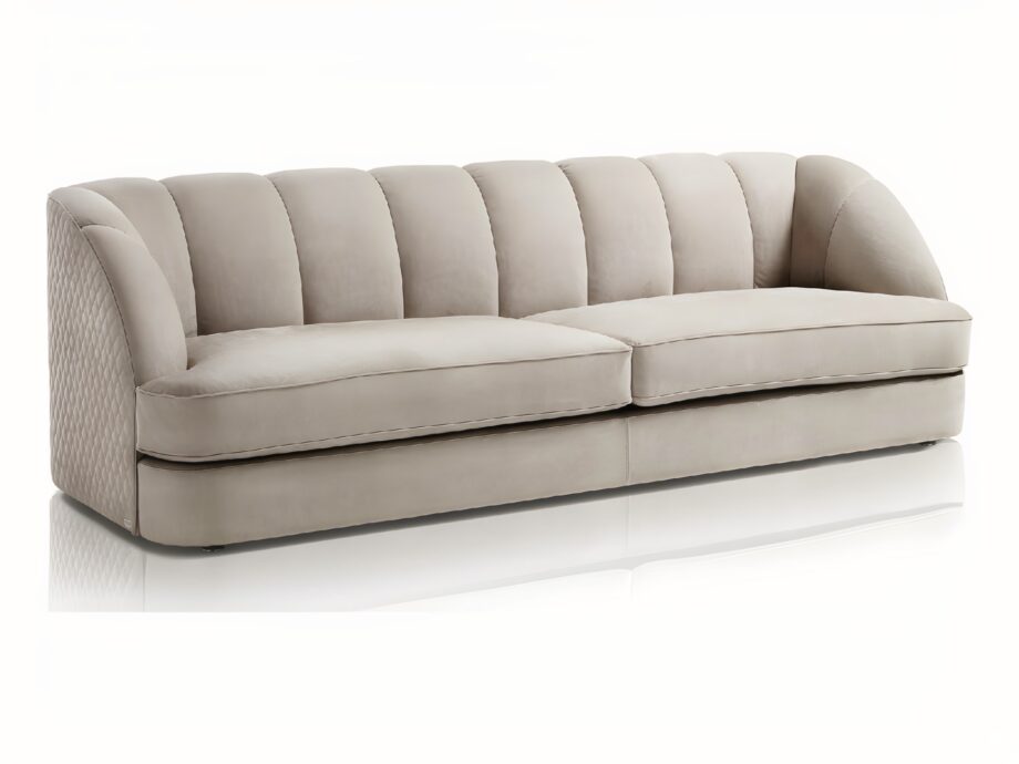 Charlotte sofa | DV home. Elegant sofa with soft forms, available in modular configurations and various upholsteries for a luxurious interior.