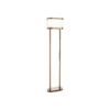 Gordon floor lamp | DV home. Elegant floor lamp with a metal structure and fabric shade, embodying luxurious Art Deco design.