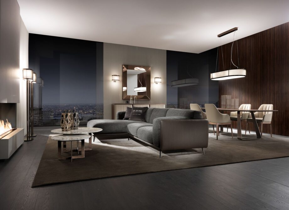 Elite sofa | DV home. Luxuriously crafted sofa with goose feather cushions and elegant metal feet, offering exceptional comfort and sophisticated design.
