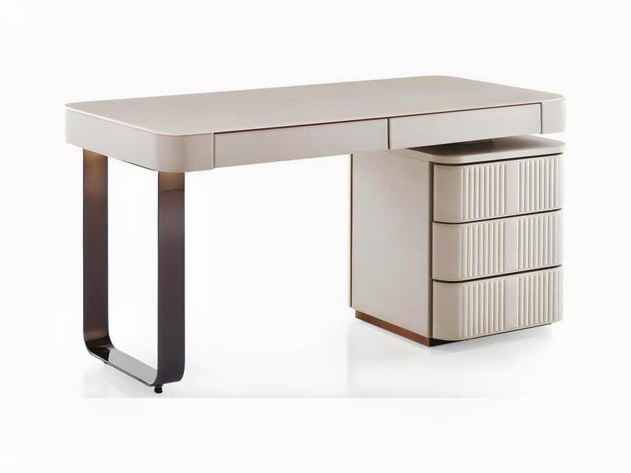 Hollywood writing desk | DV home. Luxurious Art Deco writing desk with elegant finishes and thoughtful details.