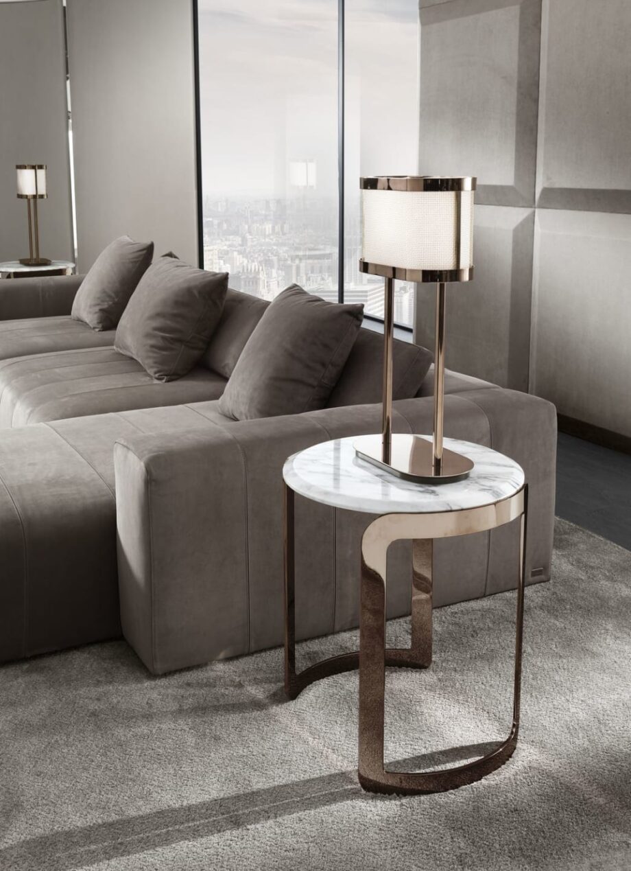 Edmond sofa | DV home. Refined sofa with a solid wood structure and high-quality fabric or leather upholstery, ensuring exceptional comfort.