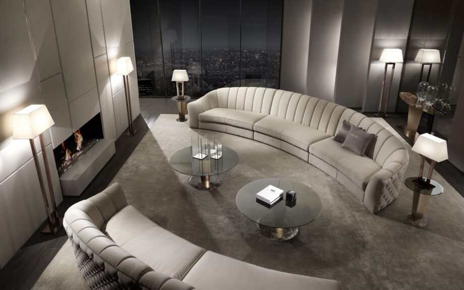 Epoque sofa | DV home. Exquisite Art Deco sofa with luxurious tufted upholstery, handcrafted in Italy for sophisticated interiors.