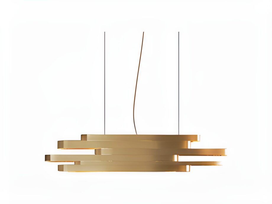 Bijoux Ceiling ceiling lamp | Rugiano. Exquisite brass ceiling lamp featuring a harmonious blend of linear and rounded forms, creating elegant illumination.