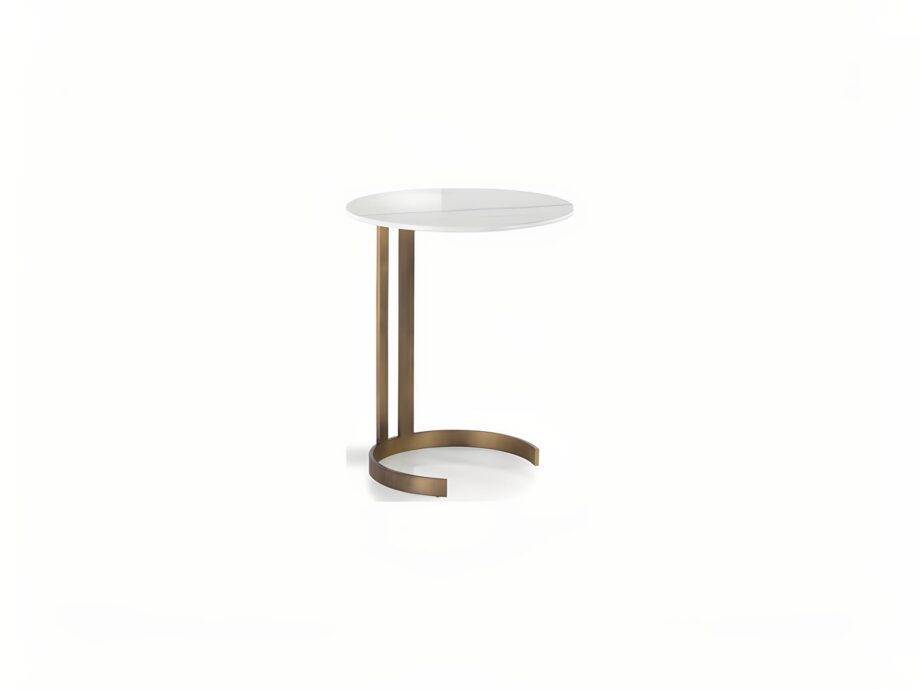 Hollywood coffee table | DV home. Exquisite Art Deco lamp table with a metal base, marble or wood top, embodying luxury and Italian design.