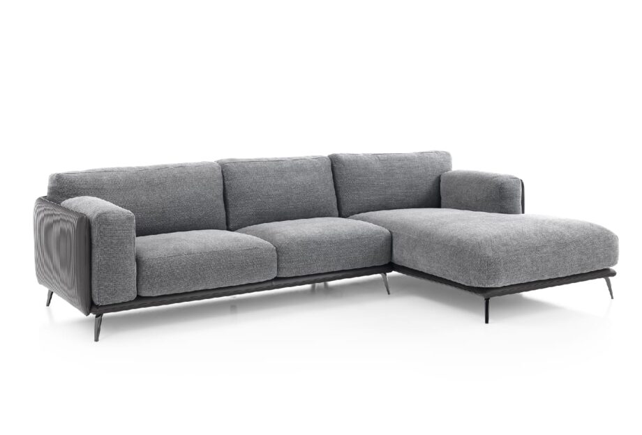 Elite sofa | DV home. Luxuriously crafted sofa with goose feather cushions and elegant metal feet, offering exceptional comfort and sophisticated design.
