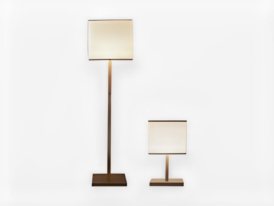 Farisa floor lamp | Rugiano. Exquisite Farisa designer lamps with geometric lines and premium materials for modern and Art Deco interiors.