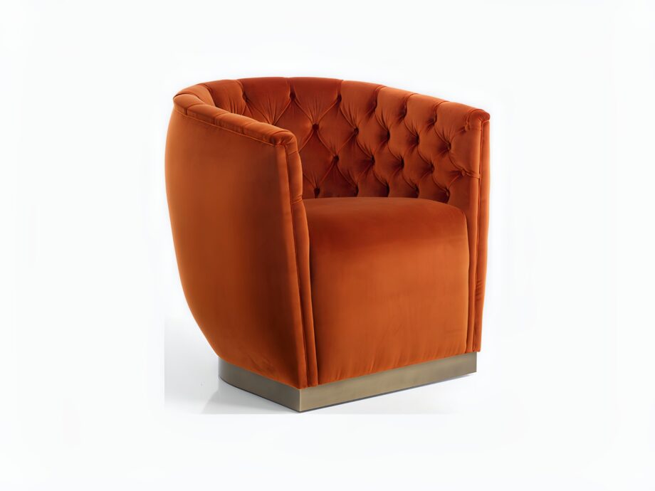 Epoque armchair | DV home. Exquisite Art Deco armchair with deep tufting, creating an atmosphere of luxury and comfort.