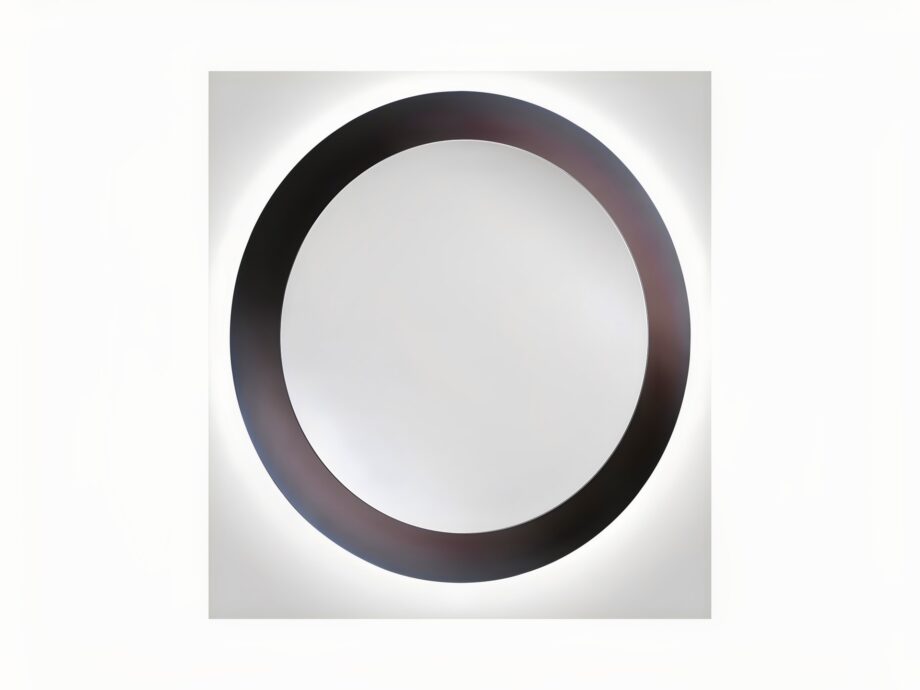 Envy Circle mirror | DV home. A luxurious round mirror with a polished stainless steel frame, perfect for adding an elegant Art Deco touch to any sophisticated interior.