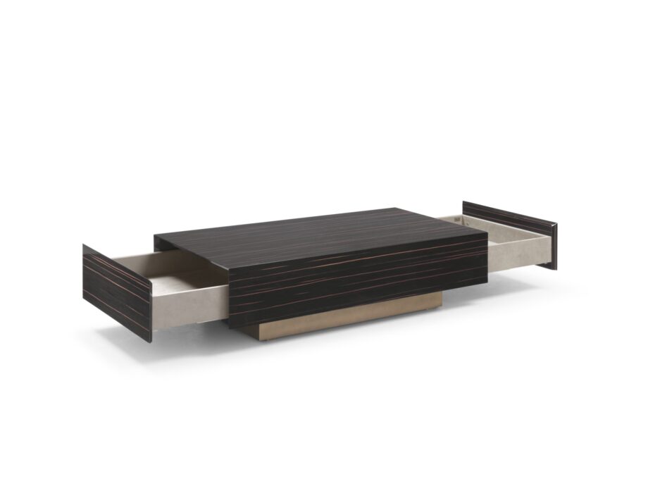 Envy Drawer coffee table | DV home. Exquisite coffee table with mirrored finish and hidden drawers, crafted in Art Deco style.