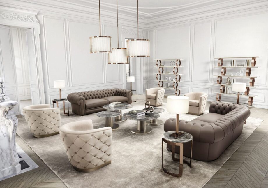 Vogue armchair | DV home. Luxurious armchair with exquisite capitonné processing and a plush design, embodying refined comfort and Italian craftsmanship.