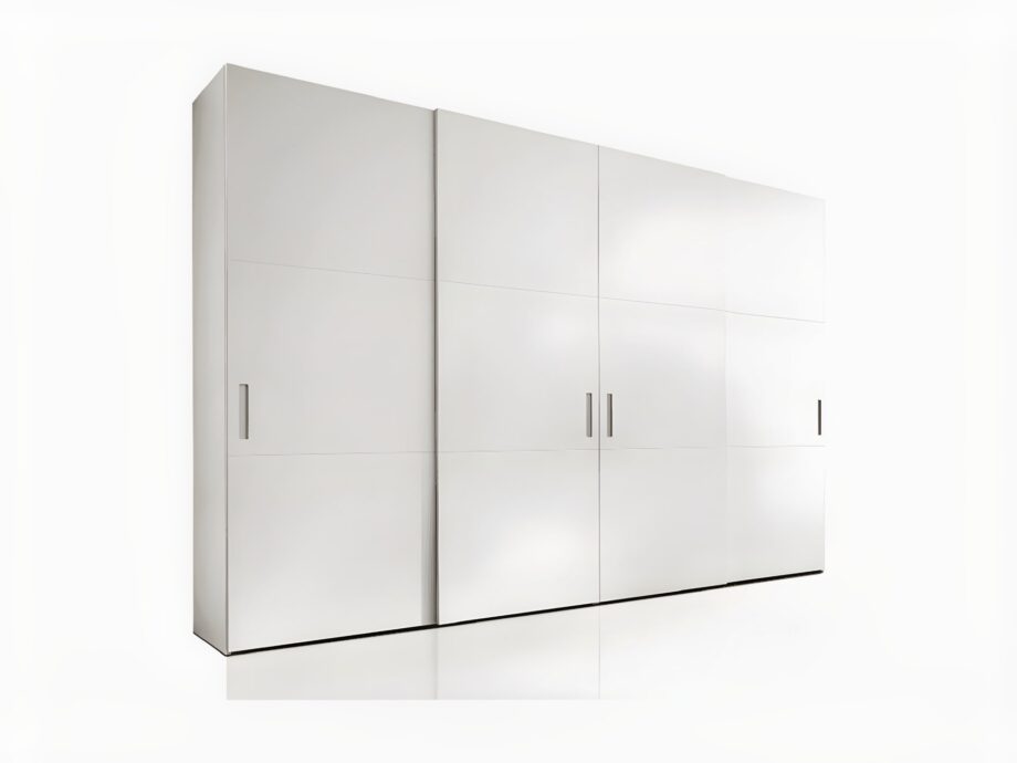 Elite wardrobe | DV home. Custom-made luxury wardrobe with sleek sliding doors and refined material finishes.